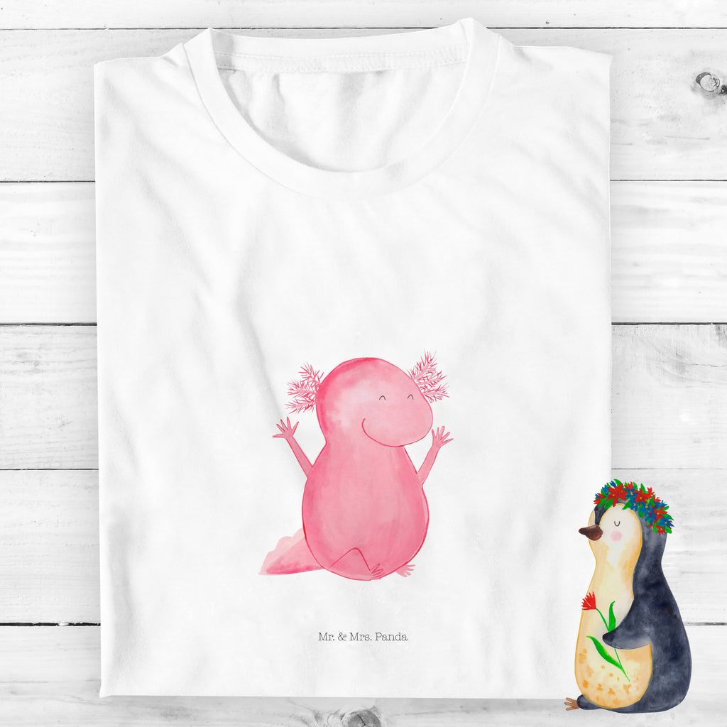 12-14 Jahre Kinder T-Shirt Axolotl Hurra Axolotl, Molch, Axolot, Schwanzlurch, Lurch, Lurche, fröhlich, Spaß, Freude, Motivation, Zufriedenheit