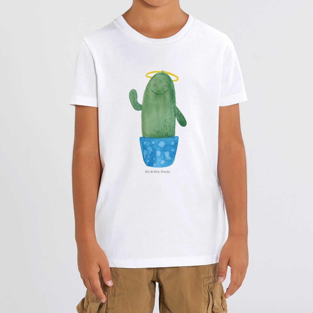 7-8 Jahre Kinder T-Shirt Kaktus Heilig Kaktus, Kakteen, frech, lustig, Kind, Eltern, Familie, Bruder, Schwester, Schwestern, Freundin, Heiligenschein