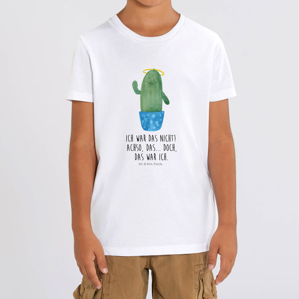 7-8 Jahre Kinder T-Shirt Kaktus Heilig Kaktus, Kakteen, frech, lustig, Kind, Eltern, Familie, Bruder, Schwester, Schwestern, Freundin, Heiligenschein