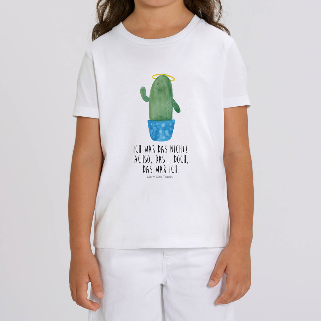 7-8 Jahre Kinder T-Shirt Kaktus Heilig Kaktus, Kakteen, frech, lustig, Kind, Eltern, Familie, Bruder, Schwester, Schwestern, Freundin, Heiligenschein