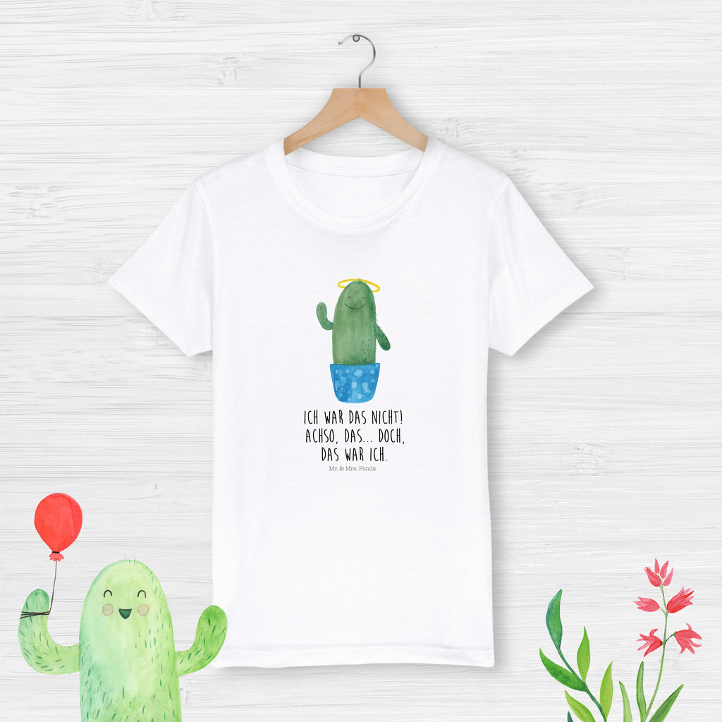 7-8 Jahre Kinder T-Shirt Kaktus Heilig Kaktus, Kakteen, frech, lustig, Kind, Eltern, Familie, Bruder, Schwester, Schwestern, Freundin, Heiligenschein