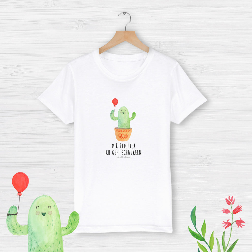 12-14 Jahre Kinder T-Shirt Kaktus Luftballon Kaktus, Kakteen, Luftballon, Neustart, Freude, Büro, Stress, Büroalltag, Freundin, Freund, Ausbildung, Prüfung