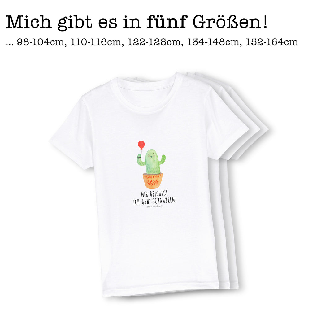 12-14 Jahre Kinder T-Shirt Kaktus Luftballon Kaktus, Kakteen, Luftballon, Neustart, Freude, Büro, Stress, Büroalltag, Freundin, Freund, Ausbildung, Prüfung