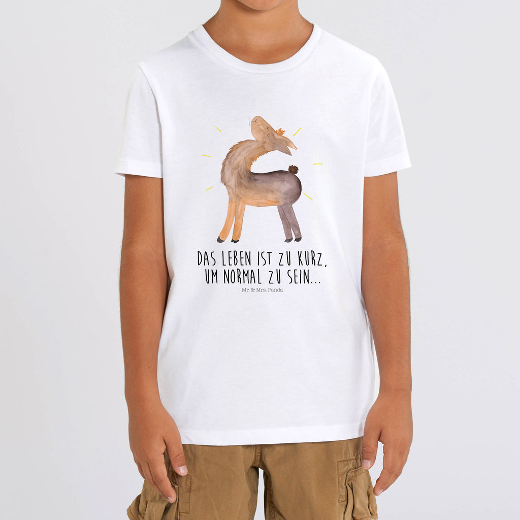 3-4 Jahre Kinder T-Shirt Lama stolz Lama, Alpaka, Lamas, Außenseiter, Anders, Neustart, stolz, Hippie, Freundin, Freundinnen, beste Freundin, Kumpel, Familie, Family