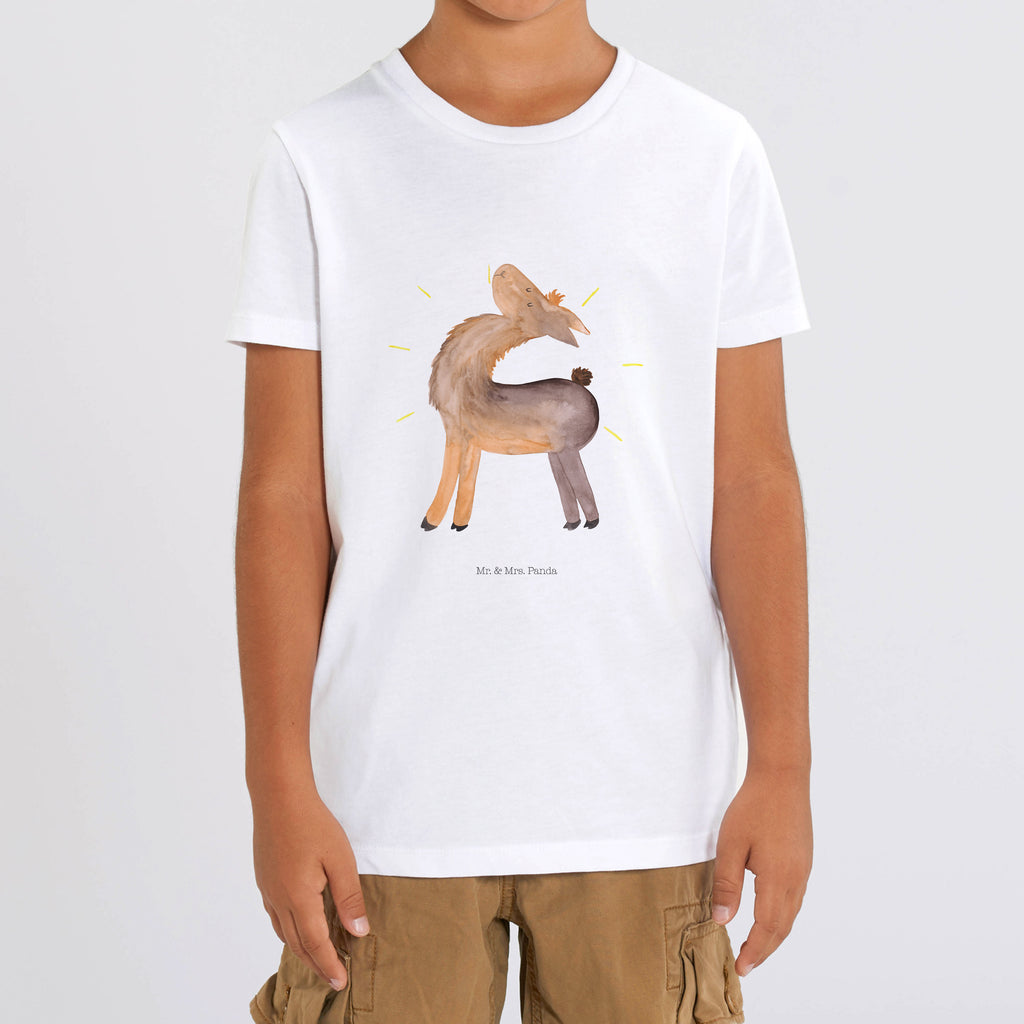 3-4 Jahre Kinder T-Shirt Lama stolz Lama, Alpaka, Lamas, Außenseiter, Anders, Neustart, stolz, Hippie, Freundin, Freundinnen, beste Freundin, Kumpel, Familie, Family