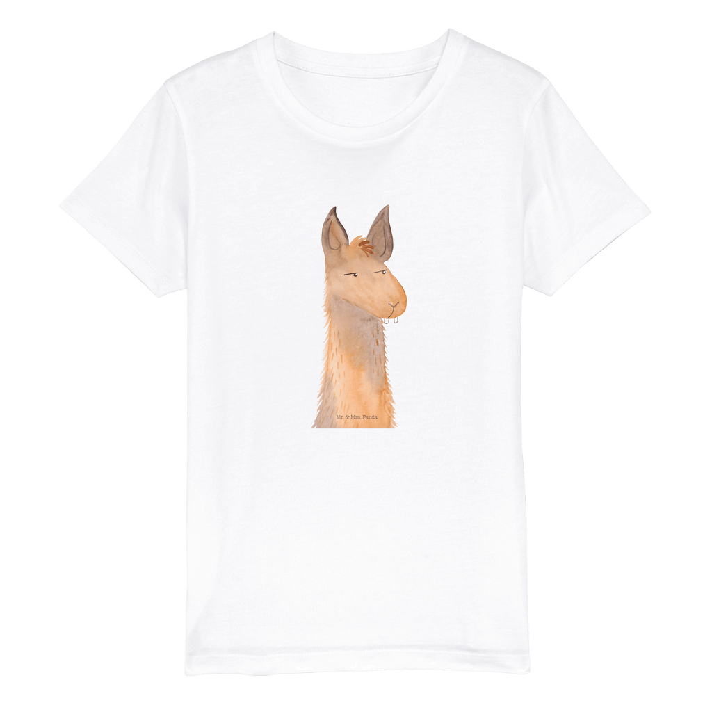 7-8 Jahre Kinder T-Shirt Lamakopf genervt Lama, Alpaka, Lamas, Recht haben, genervt sein, Freundin, beste Freundin, Partnerin, Büro, Büroalltag, Chef, Chefin, Azubi