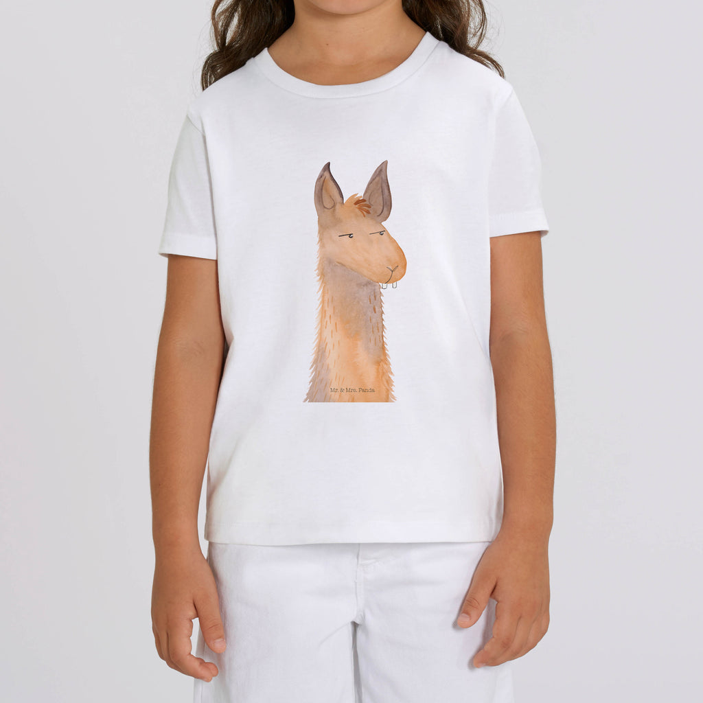 7-8 Jahre Kinder T-Shirt Lamakopf genervt Lama, Alpaka, Lamas, Recht haben, genervt sein, Freundin, beste Freundin, Partnerin, Büro, Büroalltag, Chef, Chefin, Azubi