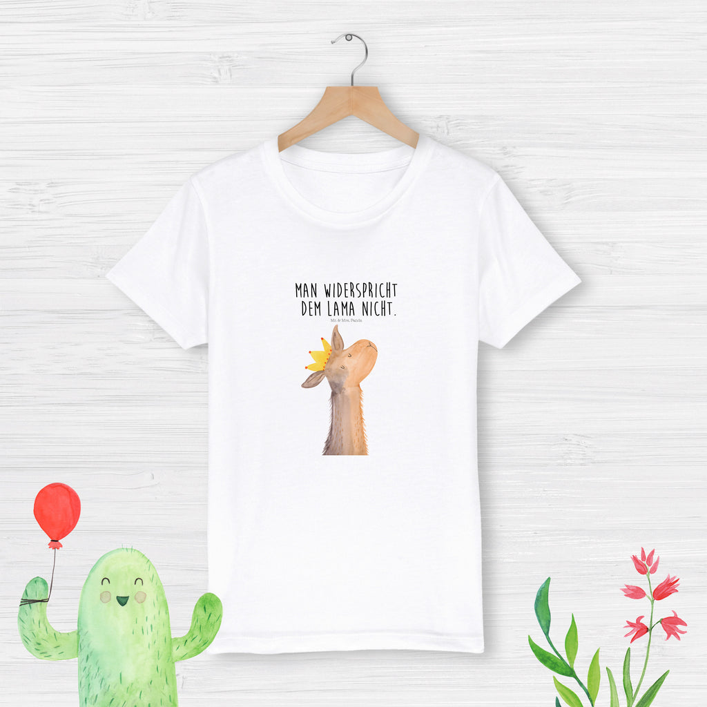7-8 Jahre Kinder T-Shirt Lamakopf König Lama, Alpaka, Lamas, König, Königin, Freundin, Mama, Papa, Büro Kollege, Kollegin, Chef, Vorgesetzter, Abi, Abitur