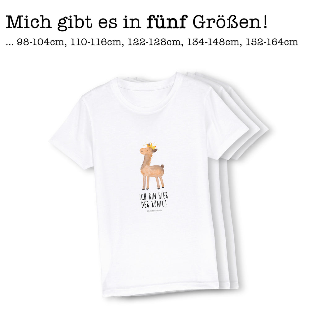 12-14 Jahre Kinder T-Shirt Lama König Lama, Alpaka, Lamas, König, Königin, Freundin, Mama, Papa, Büro Kollege, Kollegin, Chef, Vorgesetzter, Abi, Abitur
