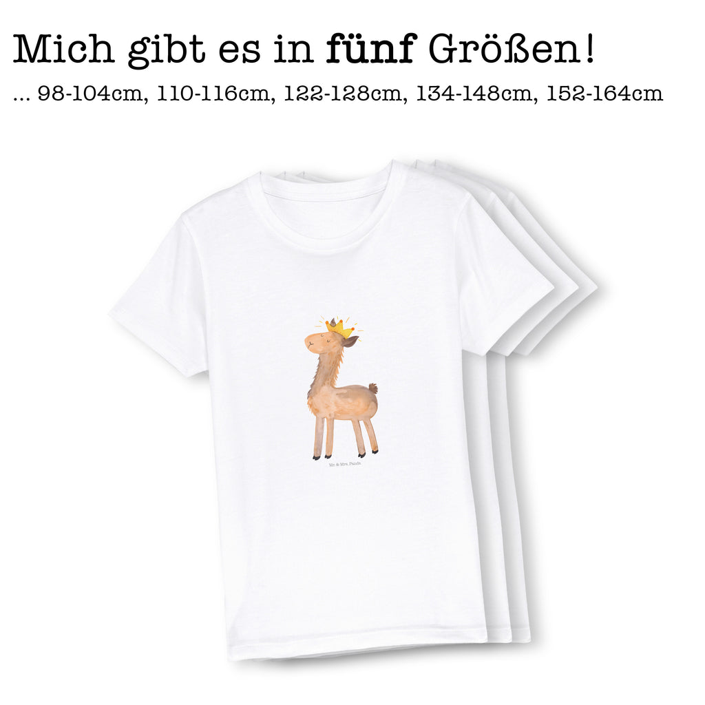 12-14 Jahre Kinder T-Shirt Lama König Lama, Alpaka, Lamas, König, Königin, Freundin, Mama, Papa, Büro Kollege, Kollegin, Chef, Vorgesetzter, Abi, Abitur