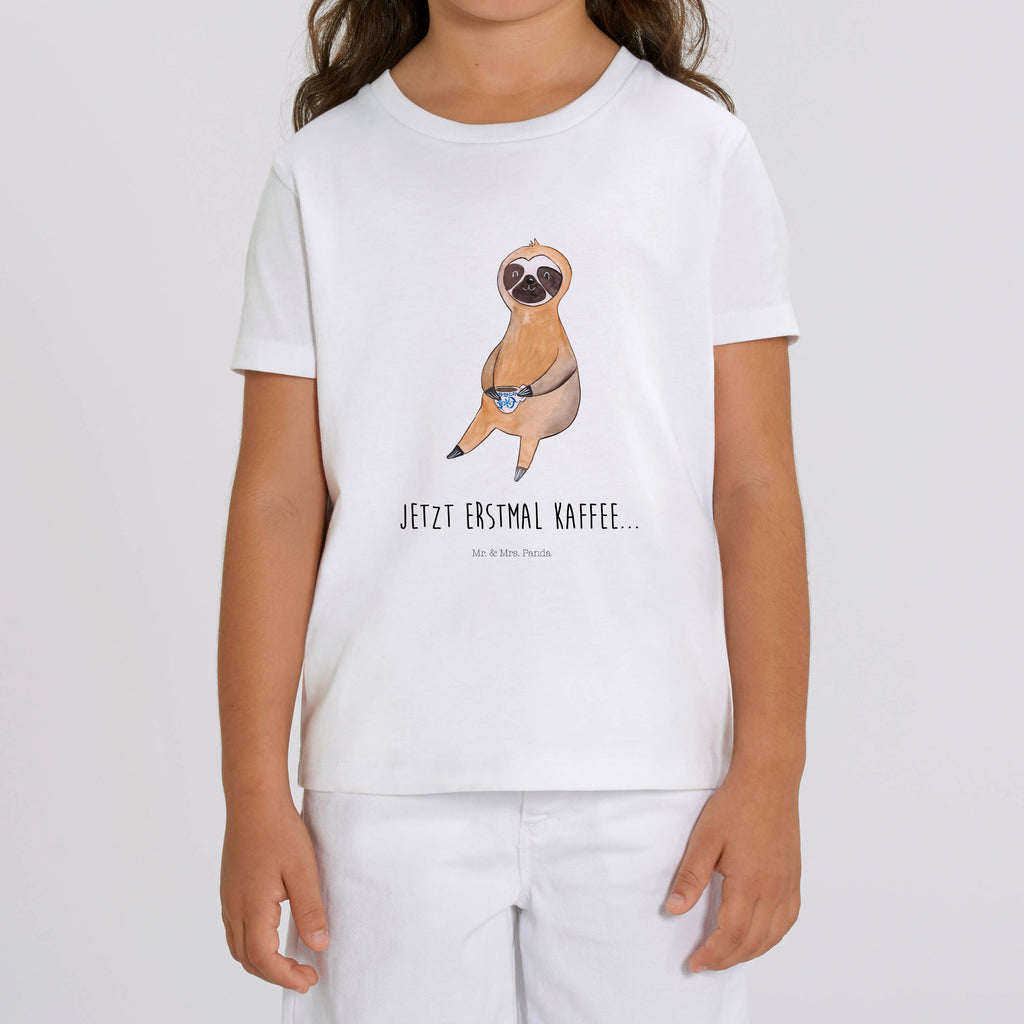 5-6 Jahre Kinder T-Shirt Faultier Kaffee Faultier, Faultier Geschenk, Faultier Deko, Faultiere, faul, Lieblingstier, Kaffee, erster Kaffee, Morgenmuffel, Frühaufsteher, Kaffeetasse, Genießer, Coffee, Kaffeegetränk