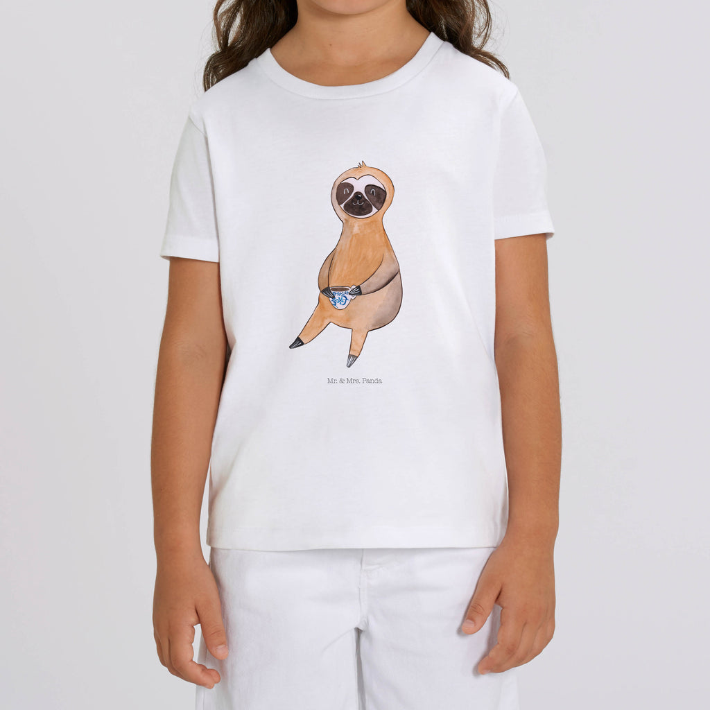 5-6 Jahre Kinder T-Shirt Faultier Kaffee Faultier, Faultier Geschenk, Faultier Deko, Faultiere, faul, Lieblingstier, Kaffee, erster Kaffee, Morgenmuffel, Frühaufsteher, Kaffeetasse, Genießer, Coffee, Kaffeegetränk