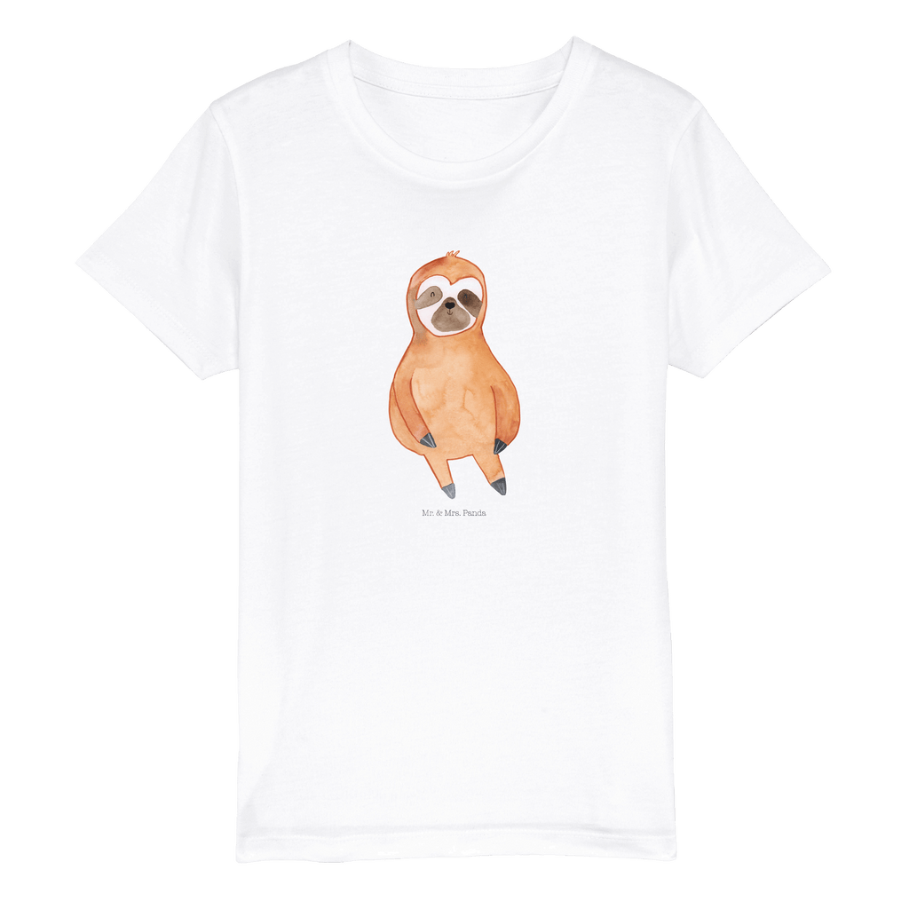 5-6 Jahre Kinder T-Shirt Faultier Zufrieden Faultier, Faultier Geschenk, Faultier Deko, Faultiere, faul, Lieblingstier, Pause, relaxen, Glück, glücklich, zufrieden, happy, Zufriedenheit, Gelassenheit, Ruhe, Frieden