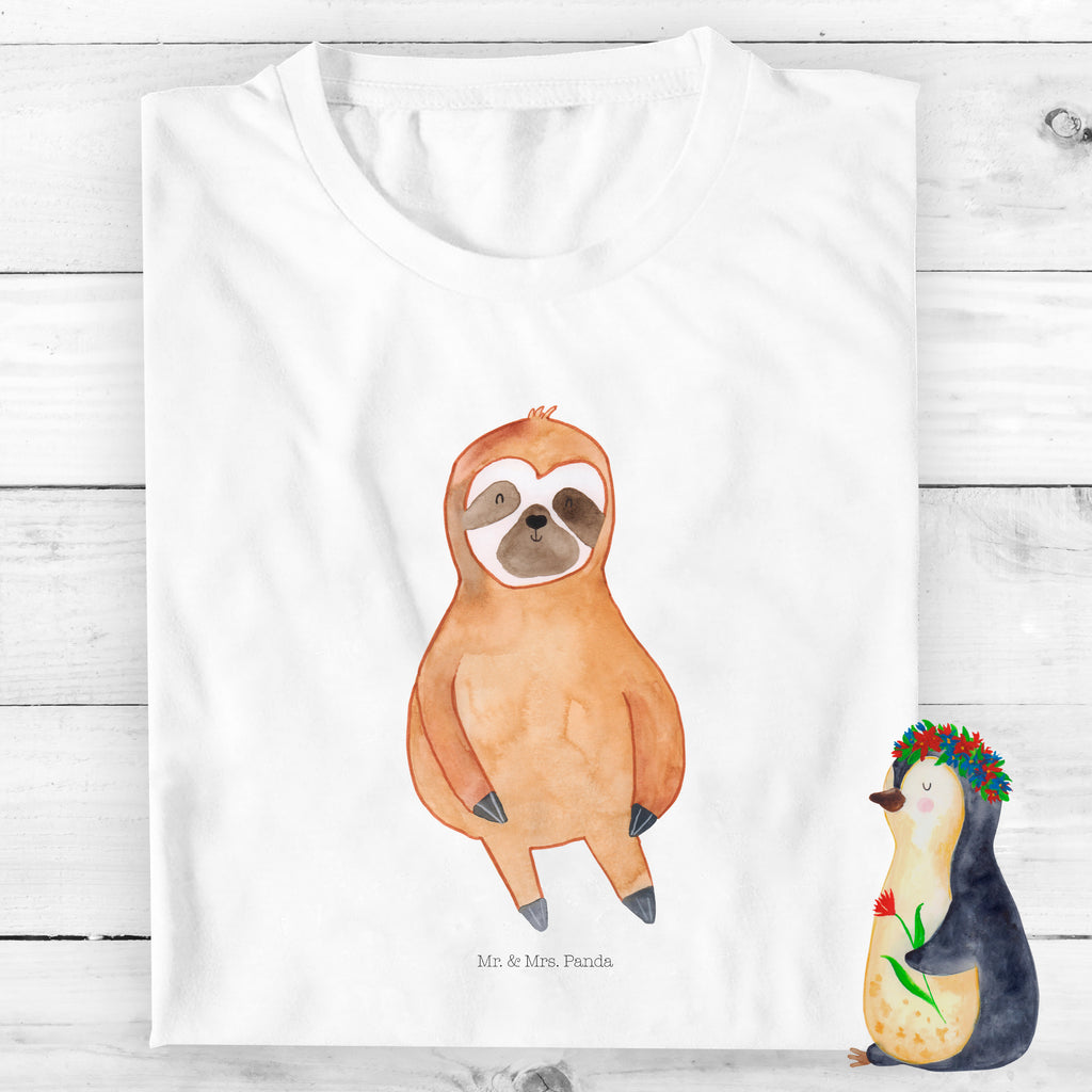 5-6 Jahre Kinder T-Shirt Faultier Zufrieden Faultier, Faultier Geschenk, Faultier Deko, Faultiere, faul, Lieblingstier, Pause, relaxen, Glück, glücklich, zufrieden, happy, Zufriedenheit, Gelassenheit, Ruhe, Frieden