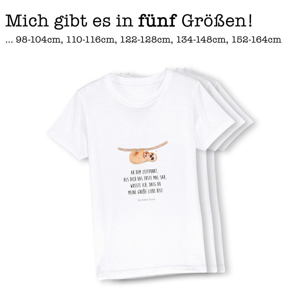 5-6 Jahre Kinder T-Shirt Faultier mit Kind Faultier, Faultier Geschenk, Faultier Deko, Kind, Baby, Liebe, Mutter, Mama, Geburt, Kinder, Faulheit, Spaß, Niedlichkeit