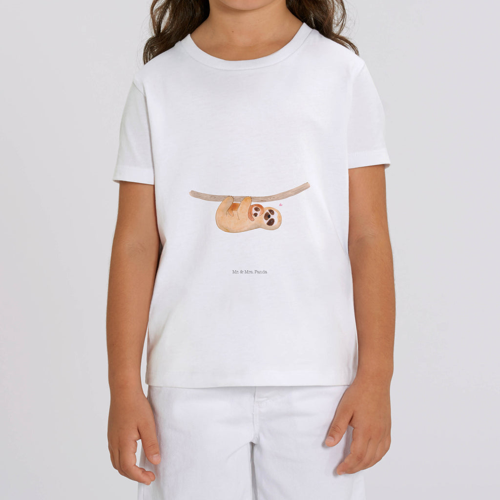 5-6 Jahre Kinder T-Shirt Faultier mit Kind Faultier, Faultier Geschenk, Faultier Deko, Kind, Baby, Liebe, Mutter, Mama, Geburt, Kinder, Faulheit, Spaß, Niedlichkeit