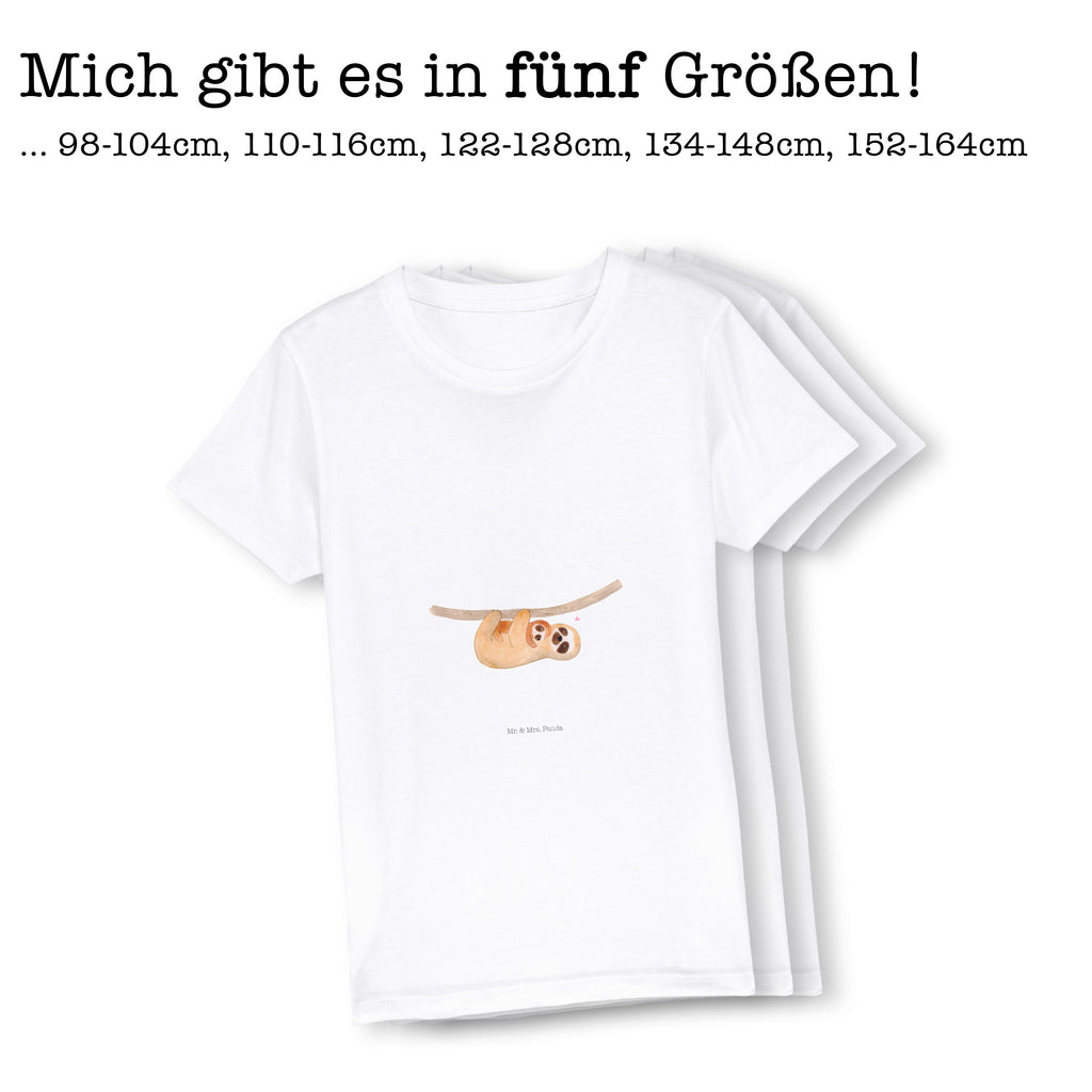 5-6 Jahre Kinder T-Shirt Faultier mit Kind Faultier, Faultier Geschenk, Faultier Deko, Kind, Baby, Liebe, Mutter, Mama, Geburt, Kinder, Faulheit, Spaß, Niedlichkeit