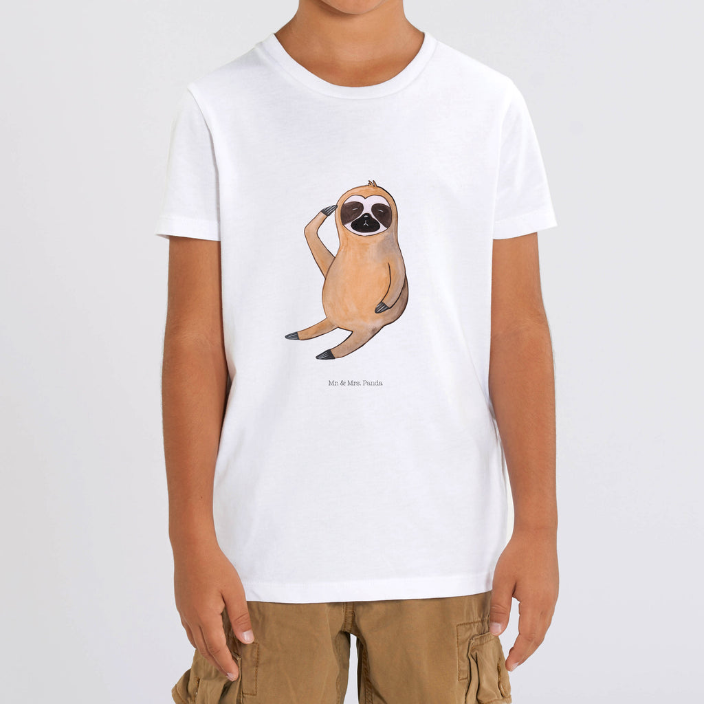 9-11 Jahre Kinder T-Shirt Faultier Vogel zeigen Faultier, Faultier Geschenk, Faultier Deko, Faultiere, faul, Lieblingstier, Spinner, früher Vogel, der frühe Vogel, Frühaufsteher, Morgenmuffel, Vogel, Faultierwelt