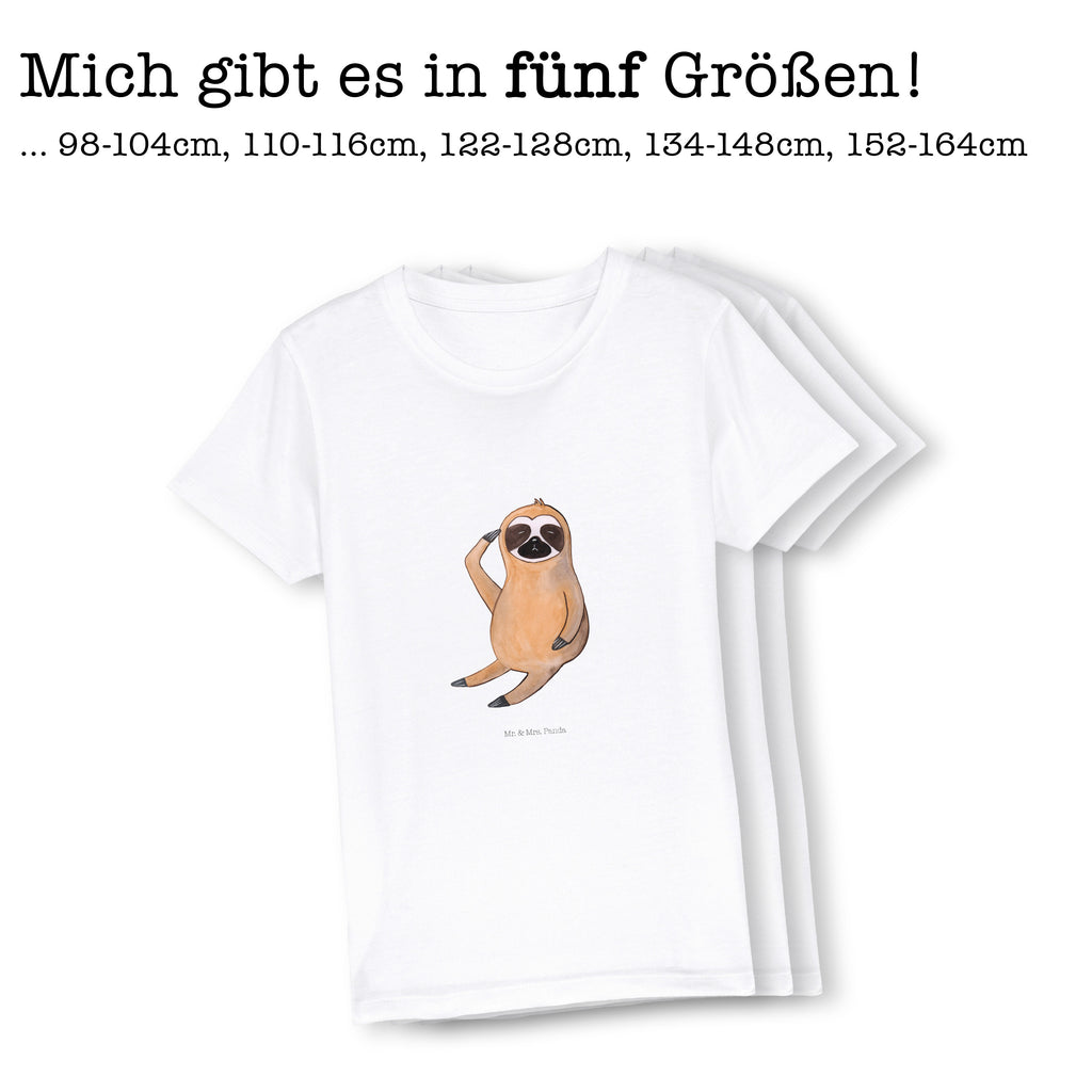 9-11 Jahre Kinder T-Shirt Faultier Vogel zeigen Faultier, Faultier Geschenk, Faultier Deko, Faultiere, faul, Lieblingstier, Spinner, früher Vogel, der frühe Vogel, Frühaufsteher, Morgenmuffel, Vogel, Faultierwelt