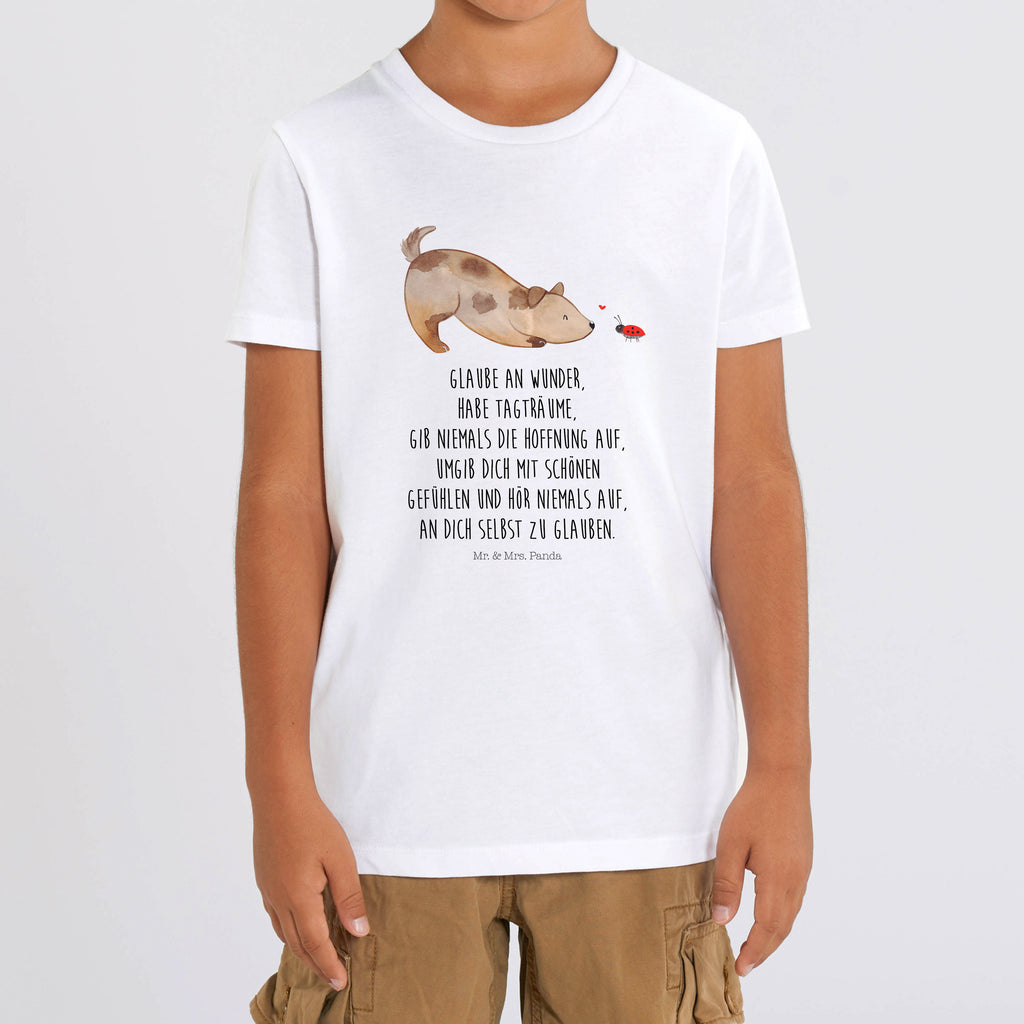 5-6 Jahre Kinder T-Shirt Hund Marienkäfer Hund, Hundemotiv, Haustier, Hunderasse, Tierliebhaber, Hundebesitzer, Sprüche, Hunde, Hundespruch, Marienkäfer, Mischling, Mischlinghund
