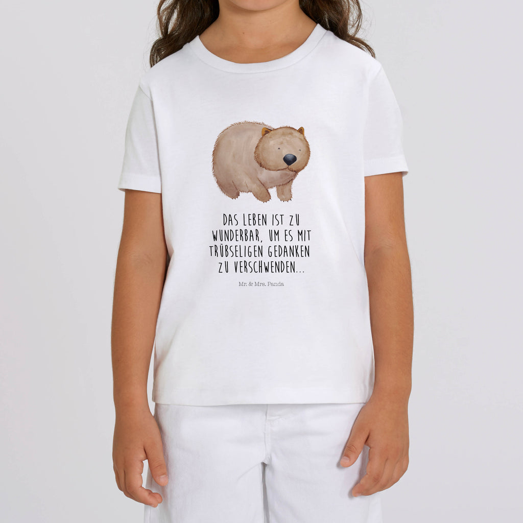 9-11 Jahre Kinder T-Shirt Wombat Tiermotive, Gute Laune, lustige Sprüche, Tiere, Wombat, Das Leben ist schön, Motivation, Spruch, Australien