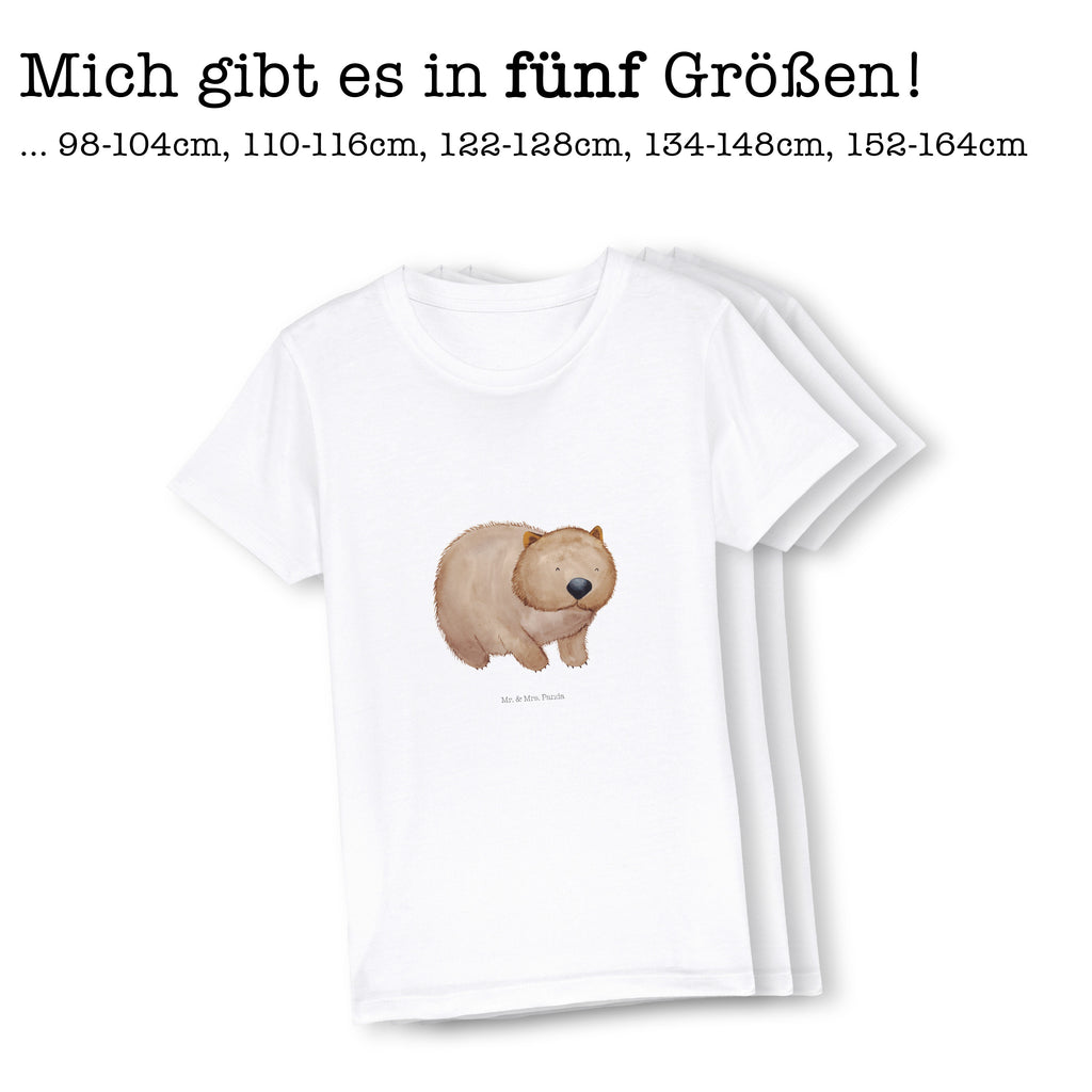 9-11 Jahre Kinder T-Shirt Wombat Tiermotive, Gute Laune, lustige Sprüche, Tiere, Wombat, Das Leben ist schön, Motivation, Spruch, Australien