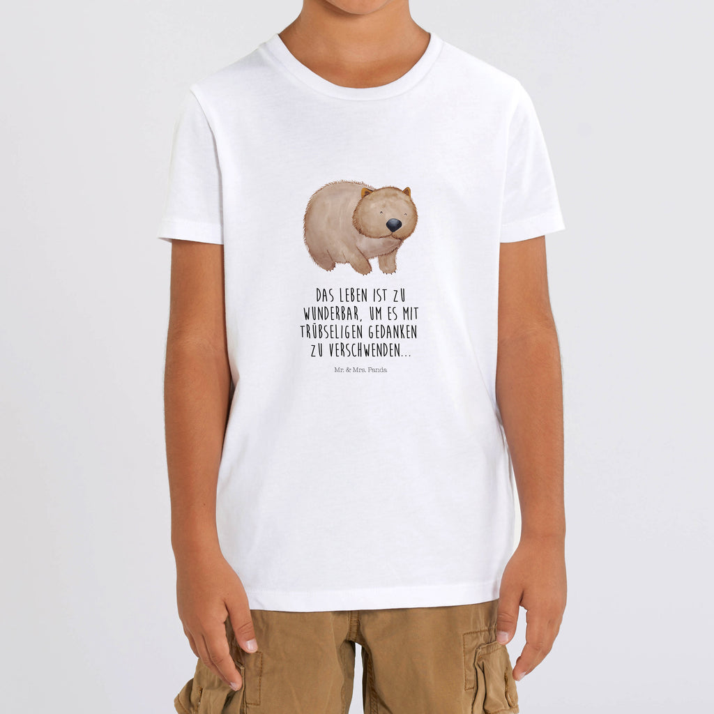 9-11 Jahre Kinder T-Shirt Wombat Tiermotive, Gute Laune, lustige Sprüche, Tiere, Wombat, Das Leben ist schön, Motivation, Spruch, Australien