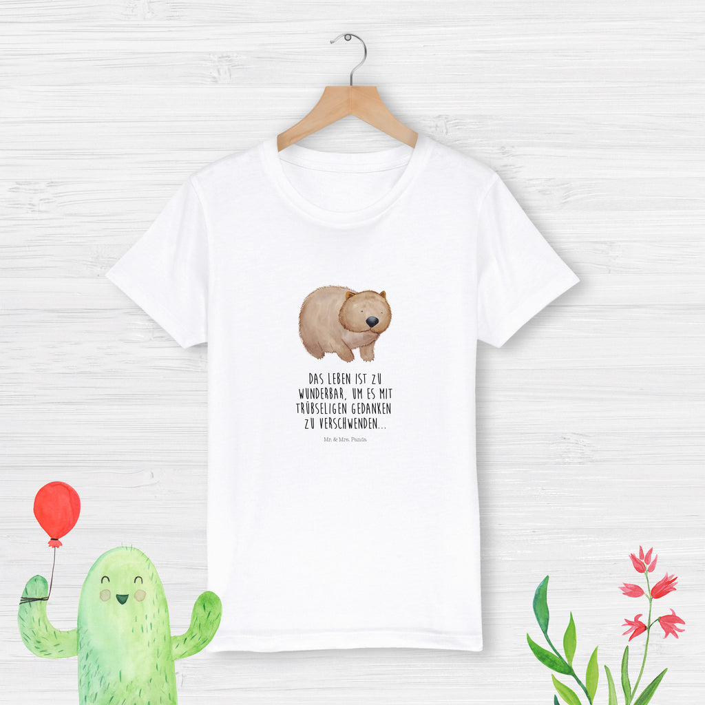 9-11 Jahre Kinder T-Shirt Wombat Tiermotive, Gute Laune, lustige Sprüche, Tiere, Wombat, Das Leben ist schön, Motivation, Spruch, Australien
