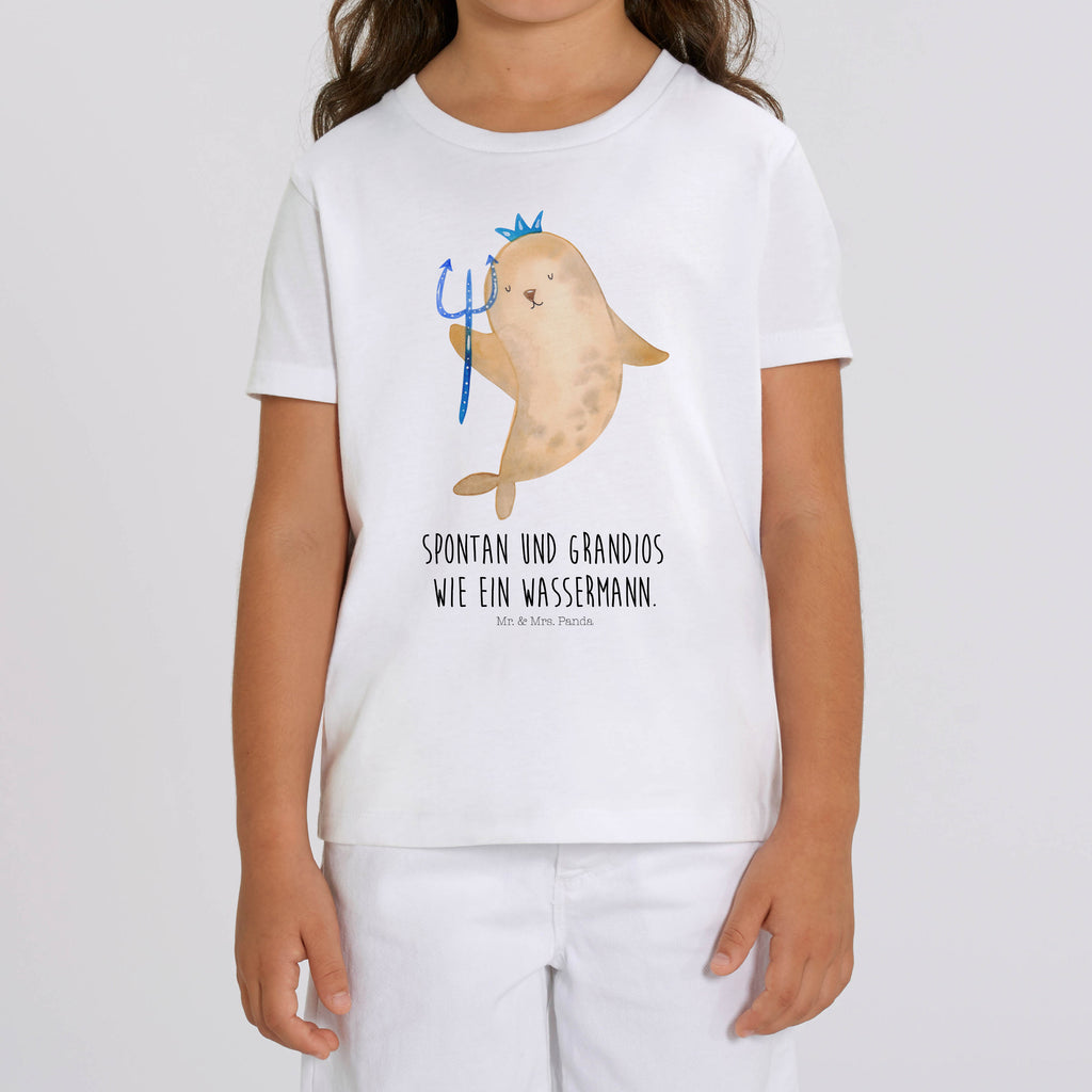 5-6 Jahre Kinder T-Shirt Sternzeichen Wassermann Tierkreiszeichen, Sternzeichen, Horoskop, Astrologie, Aszendent, Meermann, Nix, Wassermann Geschenk, Wassermann Sternzeichen, Geschenk Januar, Geschenk Februar, Geburtstag Januar, Geburtstag Februar, Meer Geschenk