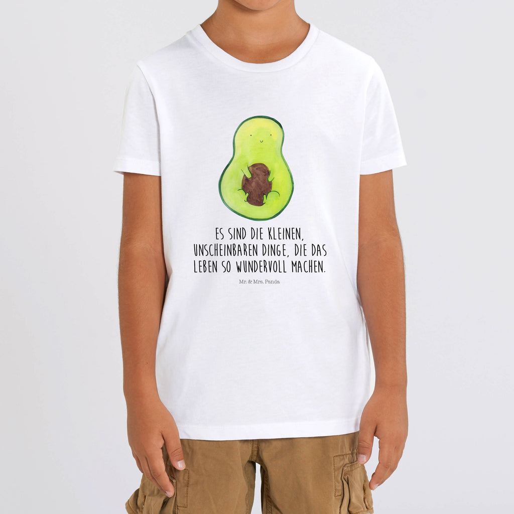 5-6 Jahre Kinder T-Shirt Avocado mit Kern Avocado, Veggie, Vegan, Gesund, Avokado, Avocadokern, Kern, Pflanze, Spruch Leben