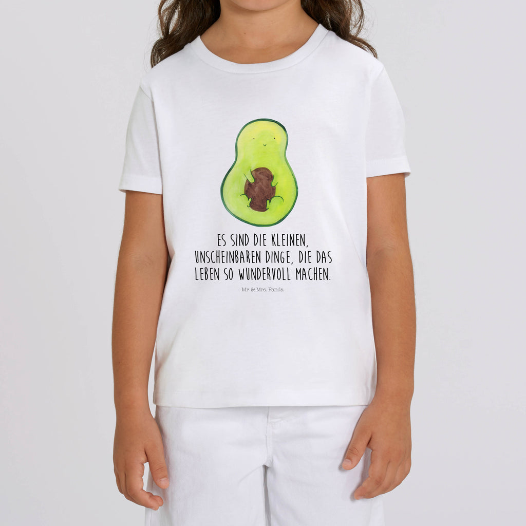 5-6 Jahre Kinder T-Shirt Avocado mit Kern Avocado, Veggie, Vegan, Gesund, Avokado, Avocadokern, Kern, Pflanze, Spruch Leben