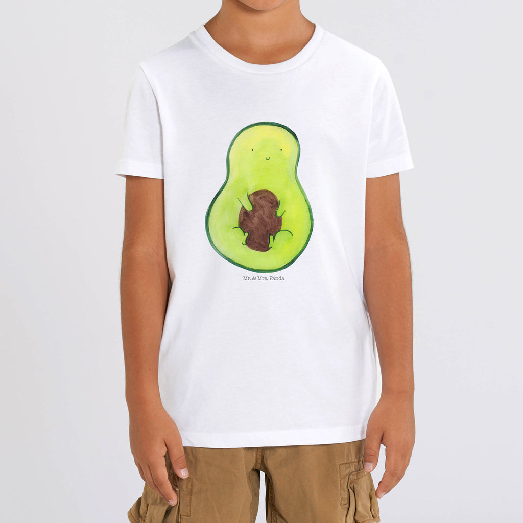 5-6 Jahre Kinder T-Shirt Avocado mit Kern Avocado, Veggie, Vegan, Gesund, Avokado, Avocadokern, Kern, Pflanze, Spruch Leben