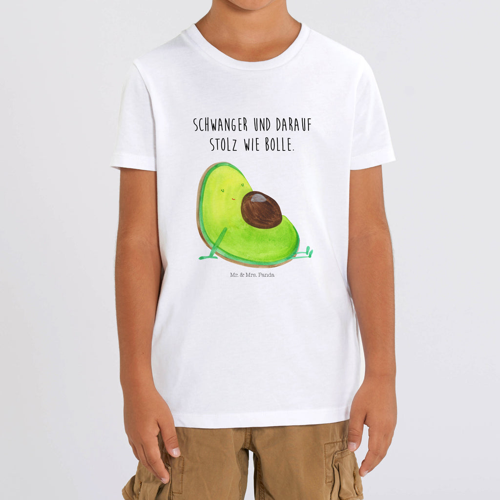 9-11 Jahre Kinder T-Shirt Avocado schwanger Avocado, Veggie, Vegan, Gesund, schwanger, Schwangerschaft, Babyparty, Babyshower