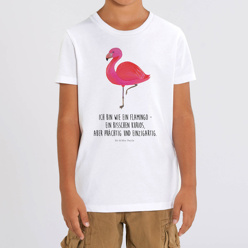 3-4 Jahre Kinder T-Shirt Flamingo classic Flamingo, Einzigartig, Selbstliebe, Stolz, ich, für mich, Spruch, Freundin, Freundinnen, Außenseiter, Sohn, Tochter, Geschwister