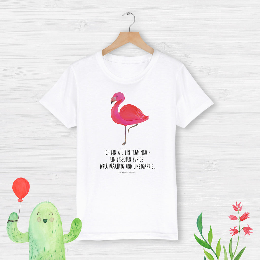 3-4 Jahre Kinder T-Shirt Flamingo classic Flamingo, Einzigartig, Selbstliebe, Stolz, ich, für mich, Spruch, Freundin, Freundinnen, Außenseiter, Sohn, Tochter, Geschwister