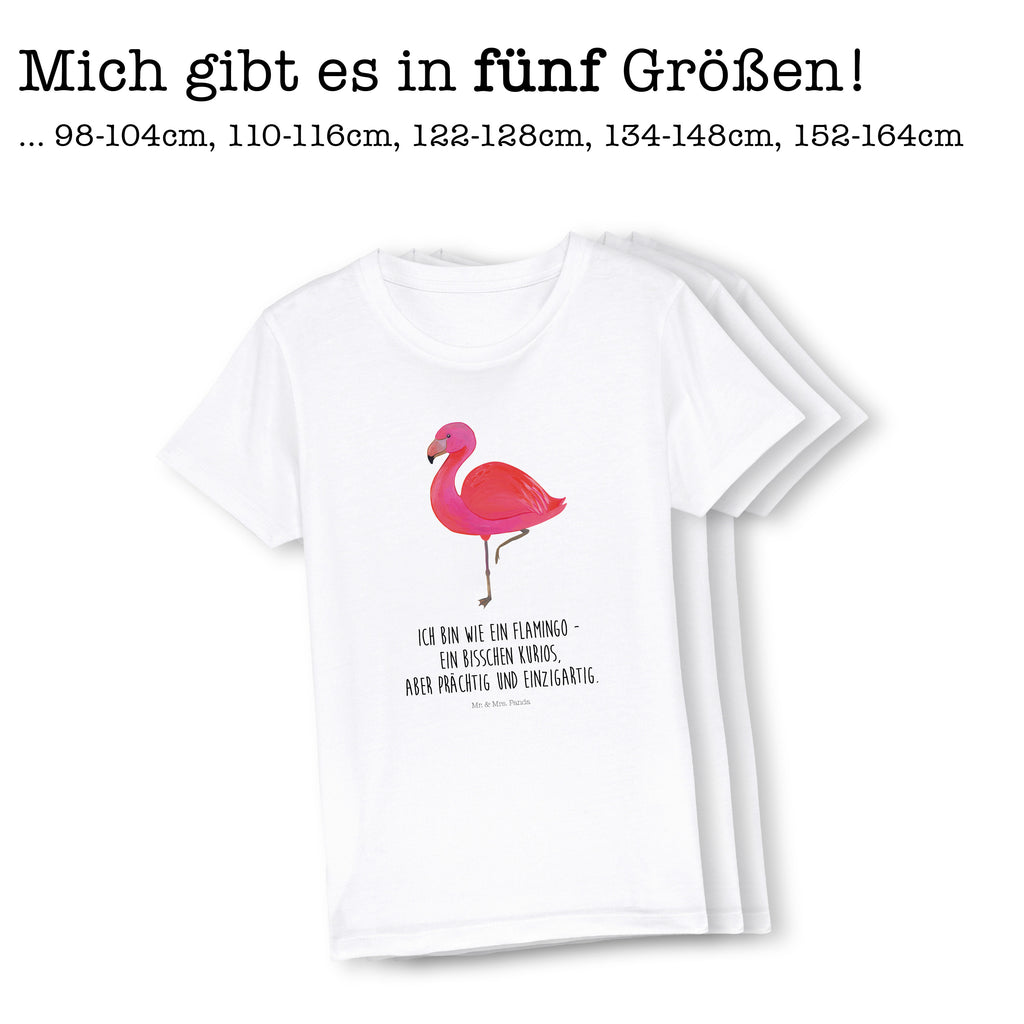 3-4 Jahre Kinder T-Shirt Flamingo classic Flamingo, Einzigartig, Selbstliebe, Stolz, ich, für mich, Spruch, Freundin, Freundinnen, Außenseiter, Sohn, Tochter, Geschwister