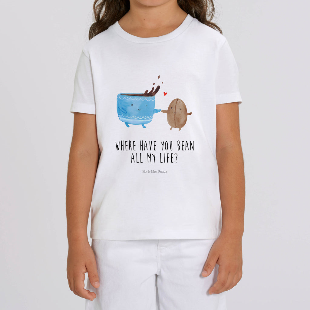 7-8 Jahre Kinder T-Shirt Kaffee Bohne Tiermotive, Gute Laune, lustige Sprüche, Tiere, Kaffee, Kaffeebohne, Genuss, Zufriedenheit, Glück
