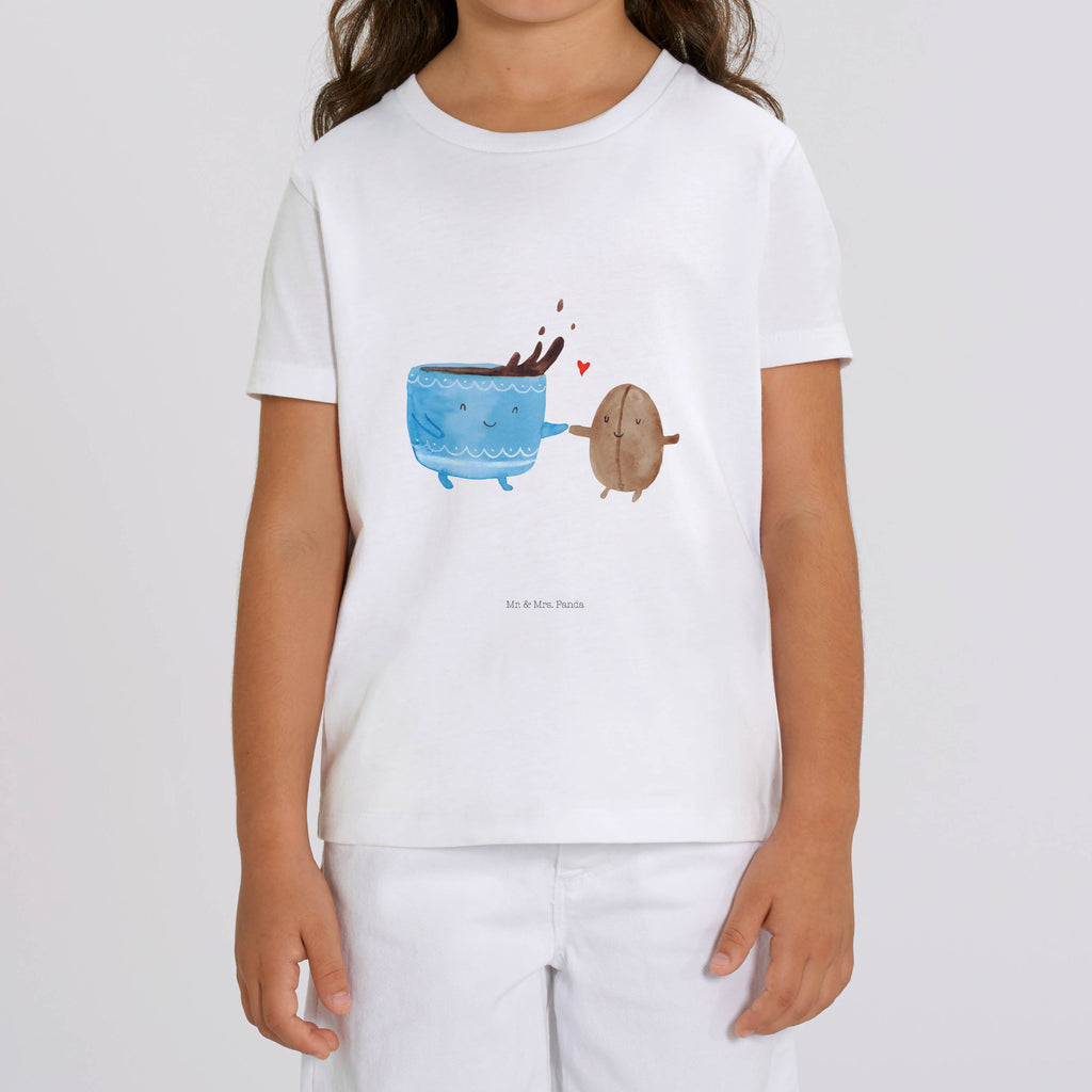 7-8 Jahre Kinder T-Shirt Kaffee Bohne Tiermotive, Gute Laune, lustige Sprüche, Tiere, Kaffee, Kaffeebohne, Genuss, Zufriedenheit, Glück