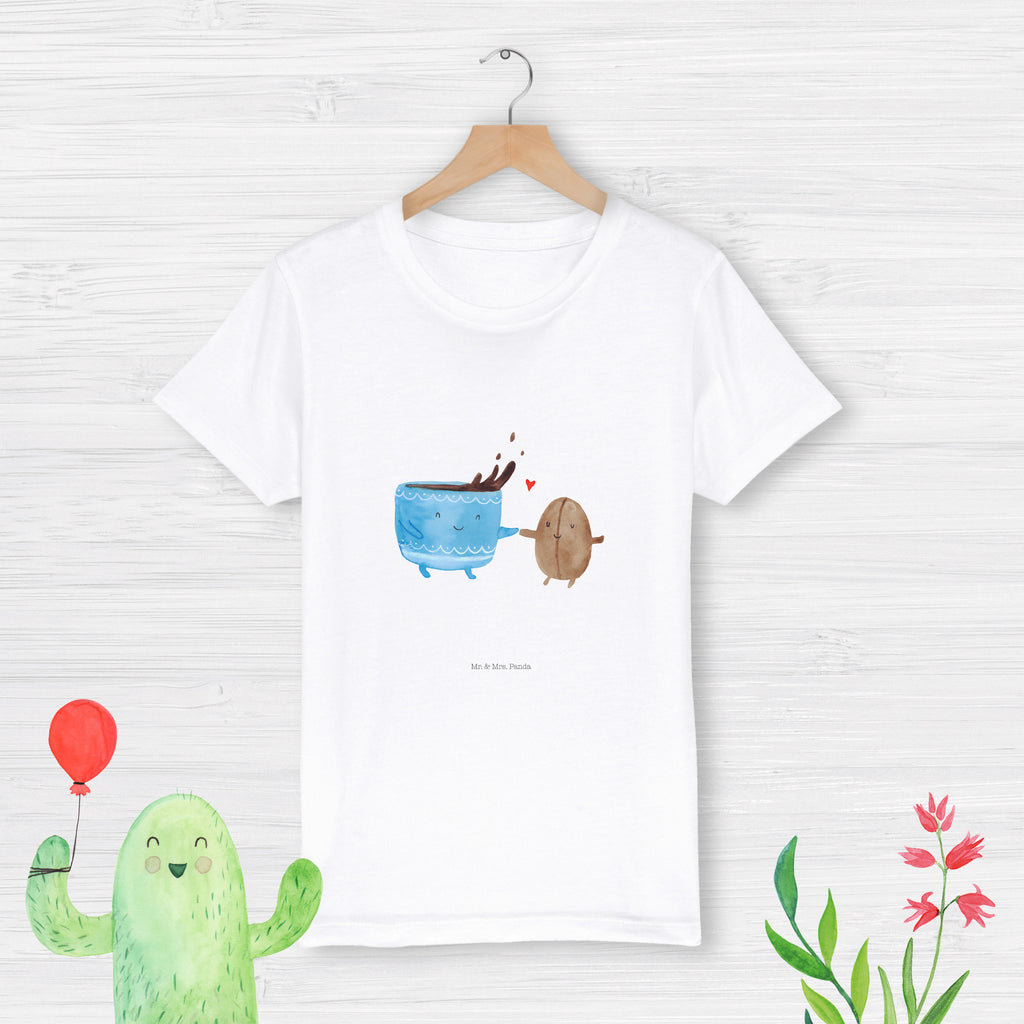 7-8 Jahre Kinder T-Shirt Kaffee Bohne Tiermotive, Gute Laune, lustige Sprüche, Tiere, Kaffee, Kaffeebohne, Genuss, Zufriedenheit, Glück