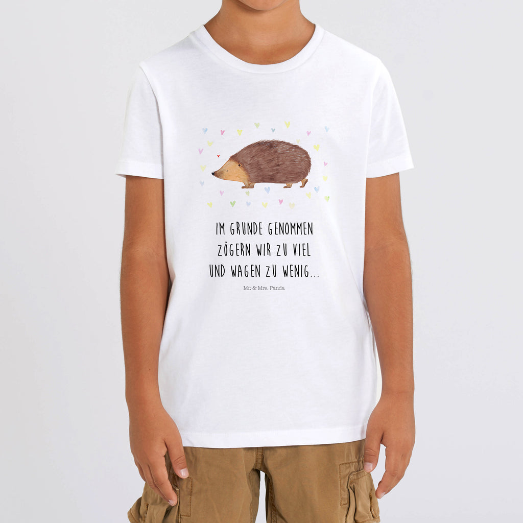 5-6 Jahre Kinder T-Shirt Igel Herzen Tiermotive, Gute Laune, lustige Sprüche, Tiere, Liebe, Herz, Herzen, Igel, Vertrauen, Kuss, Leben