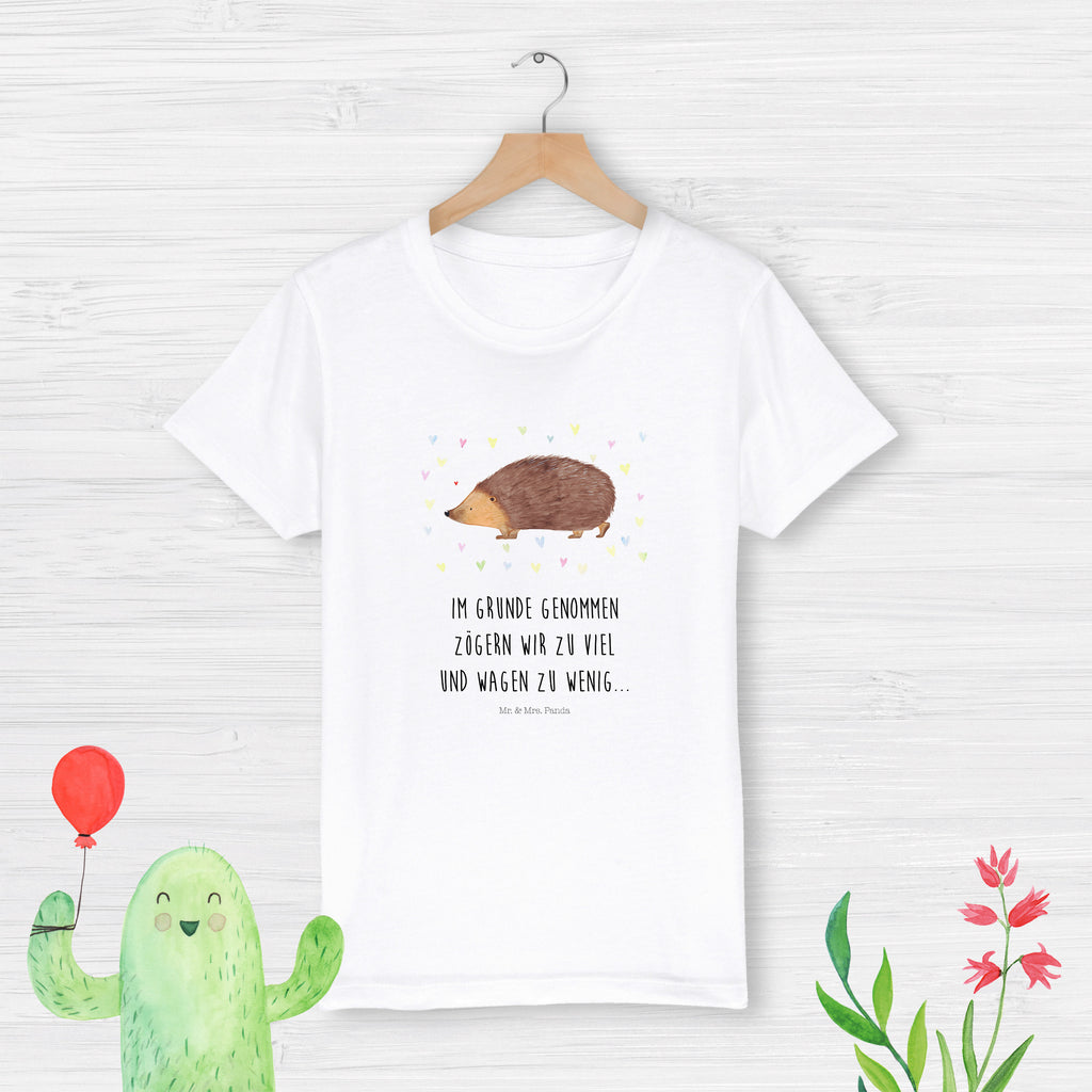 5-6 Jahre Kinder T-Shirt Igel Herzen Tiermotive, Gute Laune, lustige Sprüche, Tiere, Liebe, Herz, Herzen, Igel, Vertrauen, Kuss, Leben