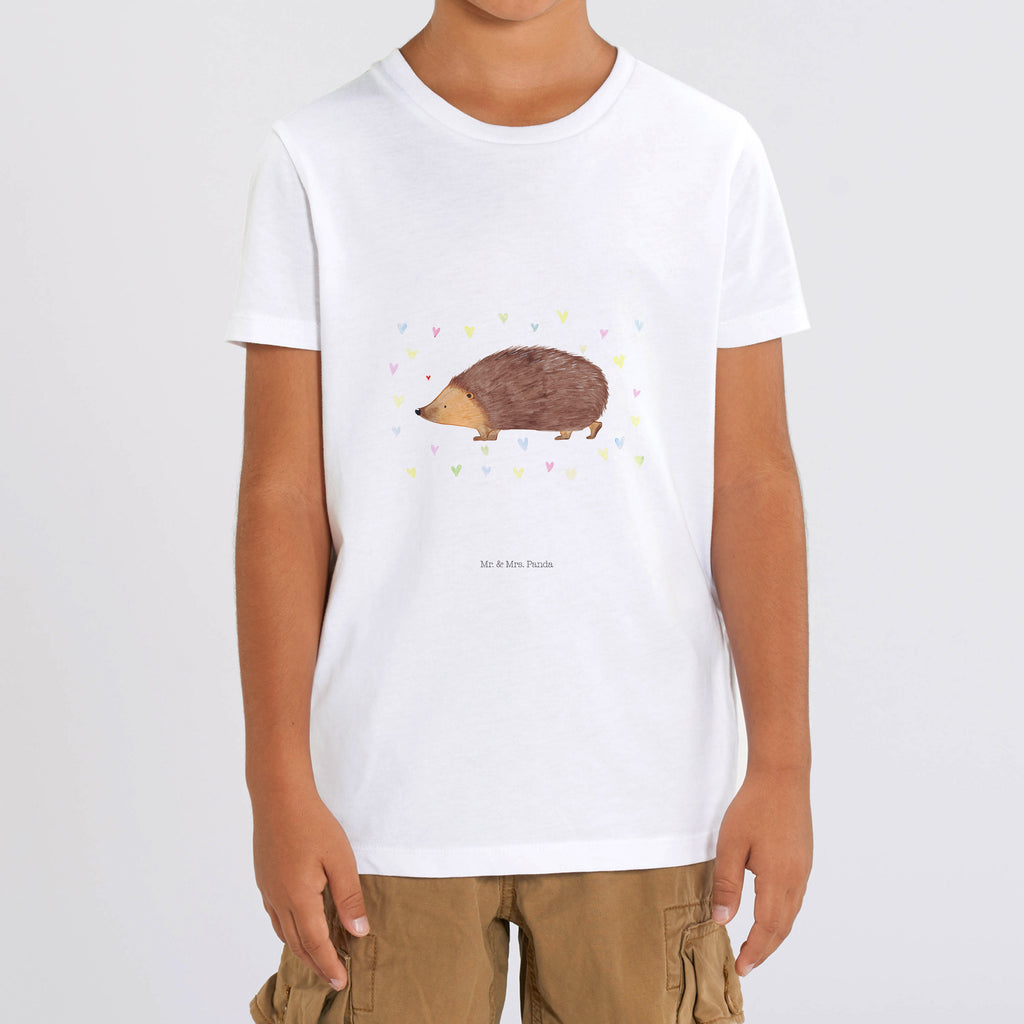 5-6 Jahre Kinder T-Shirt Igel Herzen Tiermotive, Gute Laune, lustige Sprüche, Tiere, Liebe, Herz, Herzen, Igel, Vertrauen, Kuss, Leben