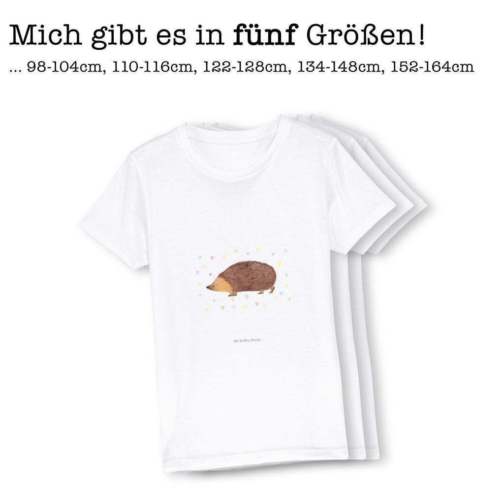 5-6 Jahre Kinder T-Shirt Igel Herzen Tiermotive, Gute Laune, lustige Sprüche, Tiere, Liebe, Herz, Herzen, Igel, Vertrauen, Kuss, Leben