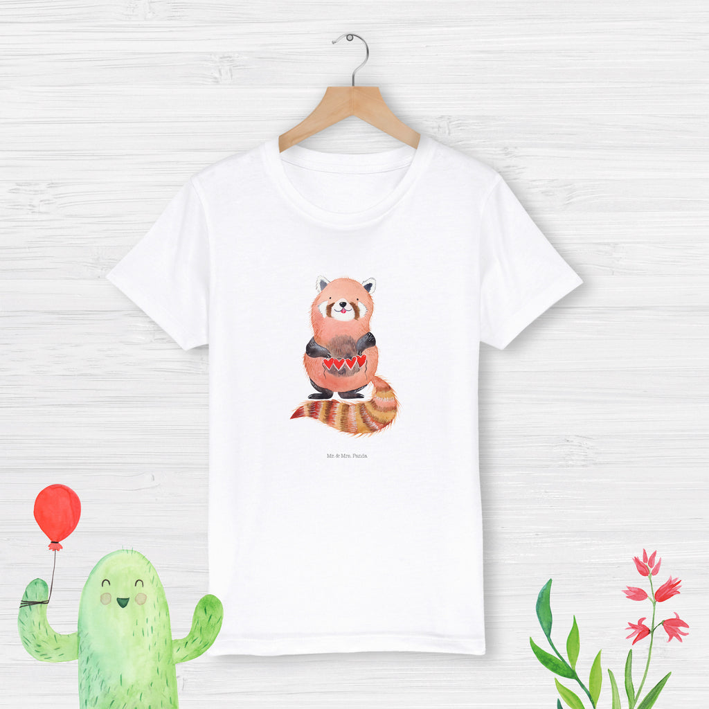 5-6 Jahre Kinder T-Shirt Roter Panda Tiermotive, Gute Laune, lustige Sprüche, Tiere, Panda, Liebe, Rot, Herz, Liebling, Lieblingsmensch