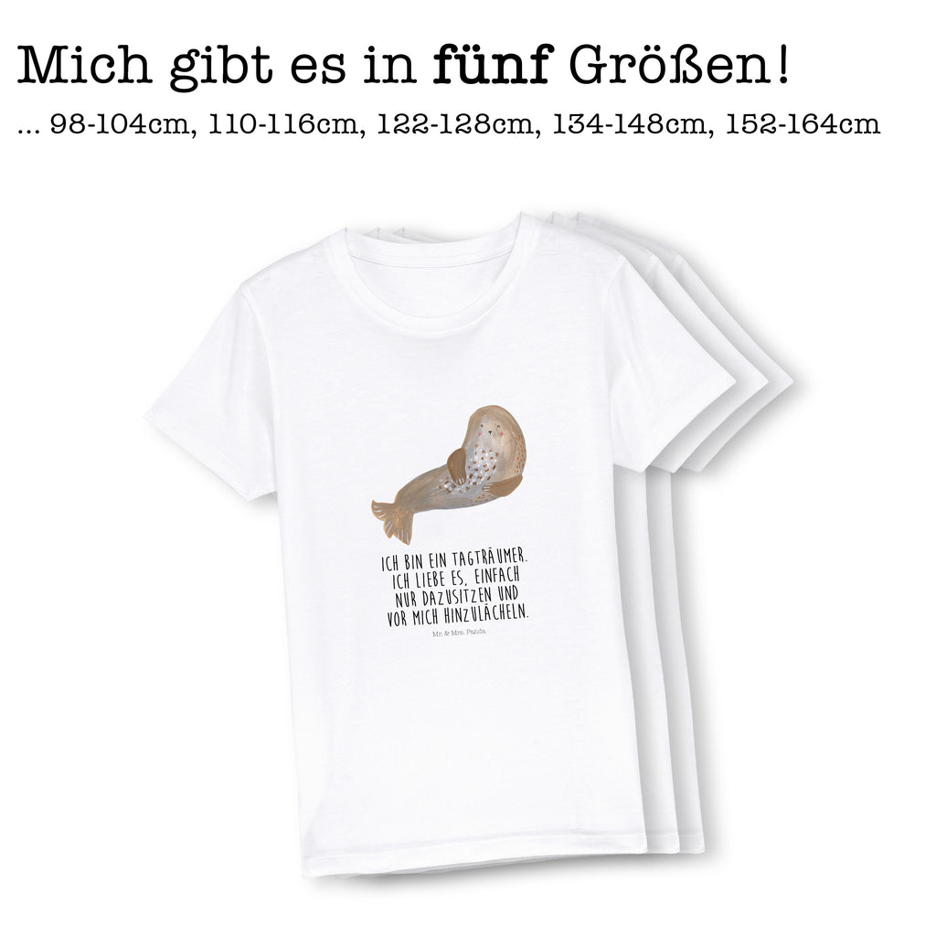 12-14 Jahre Kinder T-Shirt Robbe lachend Tiermotive, Gute Laune, lustige Sprüche, Tiere, Robbe, Robben, Seehund, Strand, Meerestier, Ostsee, Nordsee