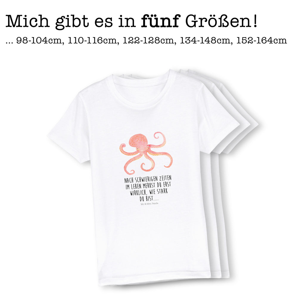 7-8 Jahre Kinder T-Shirt Tintenfisch Tiermotive, Gute Laune, lustige Sprüche, Tiere, Meer, Meerestier, Krake, Tintenfisch, Arme, Wasser, Ozean