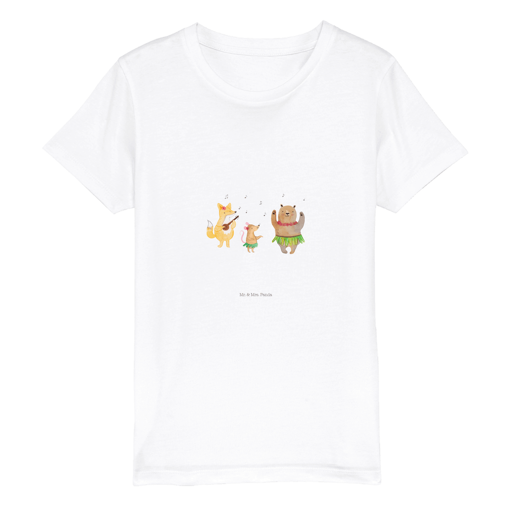 9-11 Jahre Kinder T-Shirt Waldtiere Aloha Tiermotive, Gute Laune, lustige Sprüche, Tiere, Wald, Waldtiere, Musik, Aloha, Bär, Hase, Igel, Tanzen, Leben, Lachen
