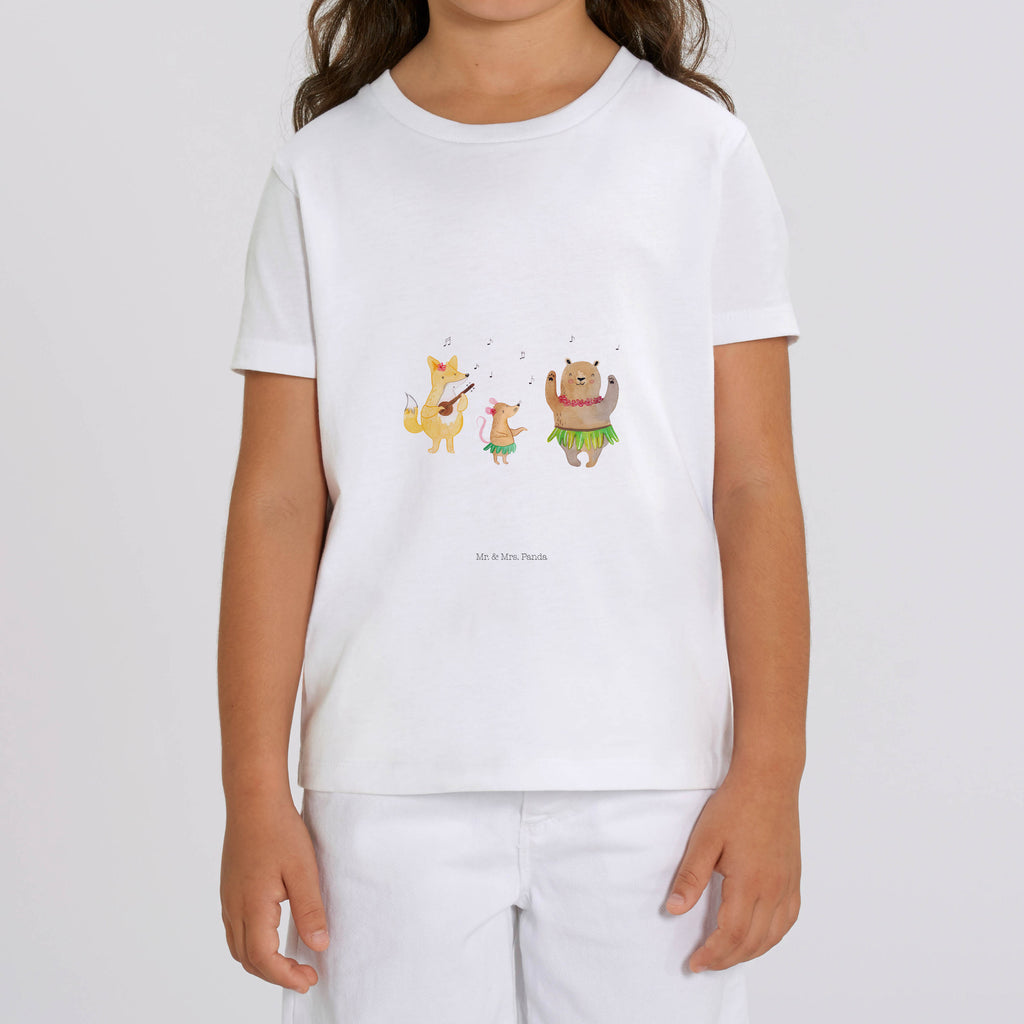 9-11 Jahre Kinder T-Shirt Waldtiere Aloha Tiermotive, Gute Laune, lustige Sprüche, Tiere, Wald, Waldtiere, Musik, Aloha, Bär, Hase, Igel, Tanzen, Leben, Lachen