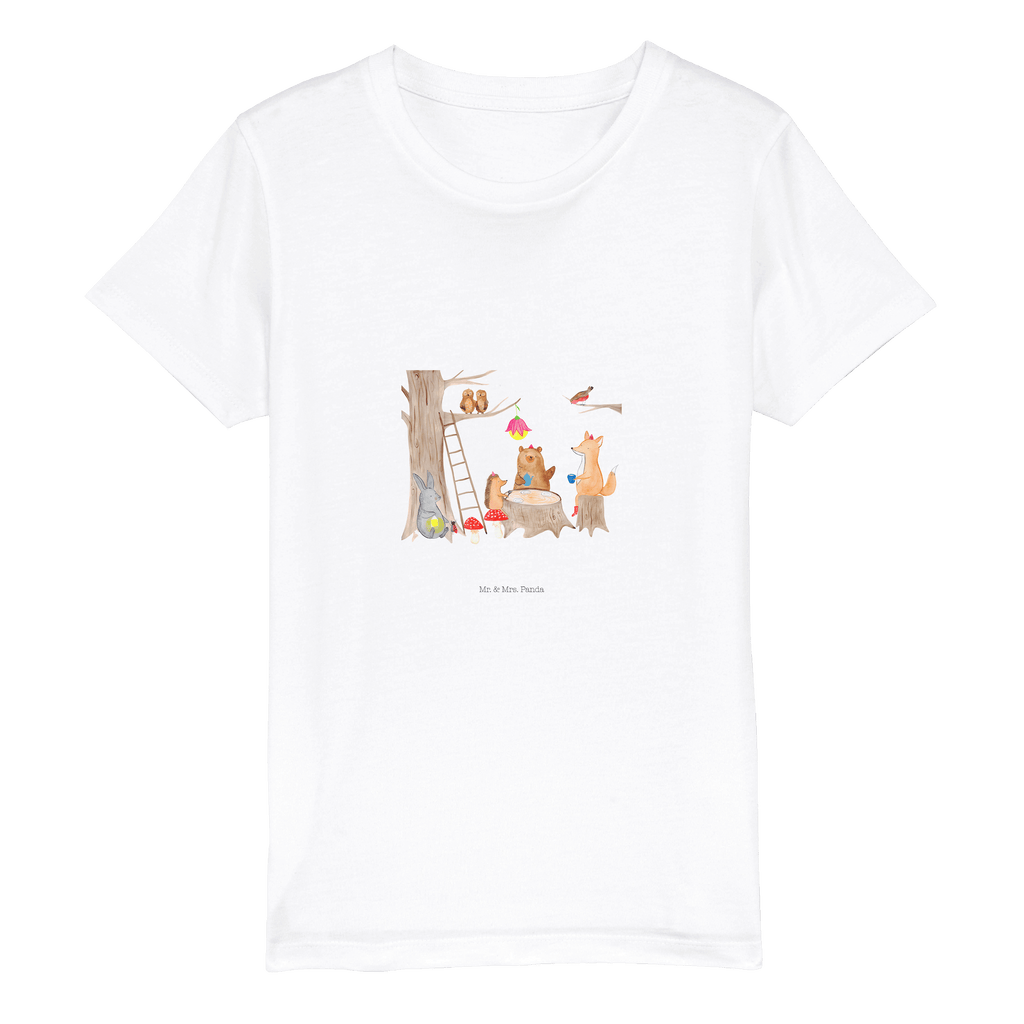 9-11 Jahre Kinder T-Shirt Waldtiere Picknick Tiermotive, Gute Laune, lustige Sprüche, Tiere, Waldtiere, Picknick, Wald, Fuchs, Hase, Igel, Maus, Eichhörnchen