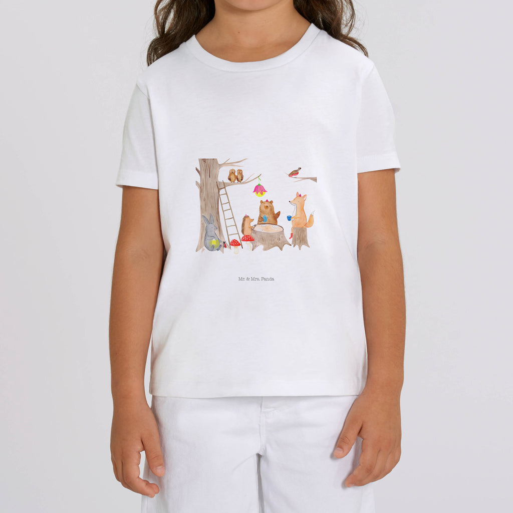 9-11 Jahre Kinder T-Shirt Waldtiere Picknick Tiermotive, Gute Laune, lustige Sprüche, Tiere, Waldtiere, Picknick, Wald, Fuchs, Hase, Igel, Maus, Eichhörnchen